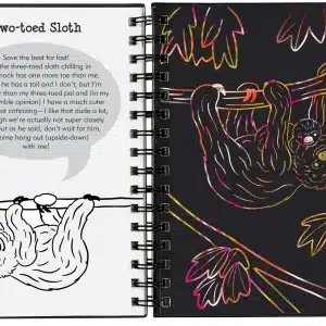 Alternative view of Sloths and Friends Scratch and Sketch