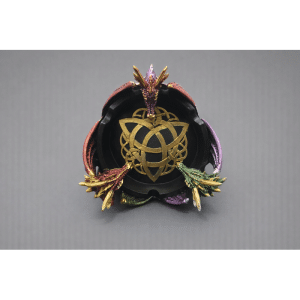 Alternative view of 3 Dragon Incense Burner and Ashtray