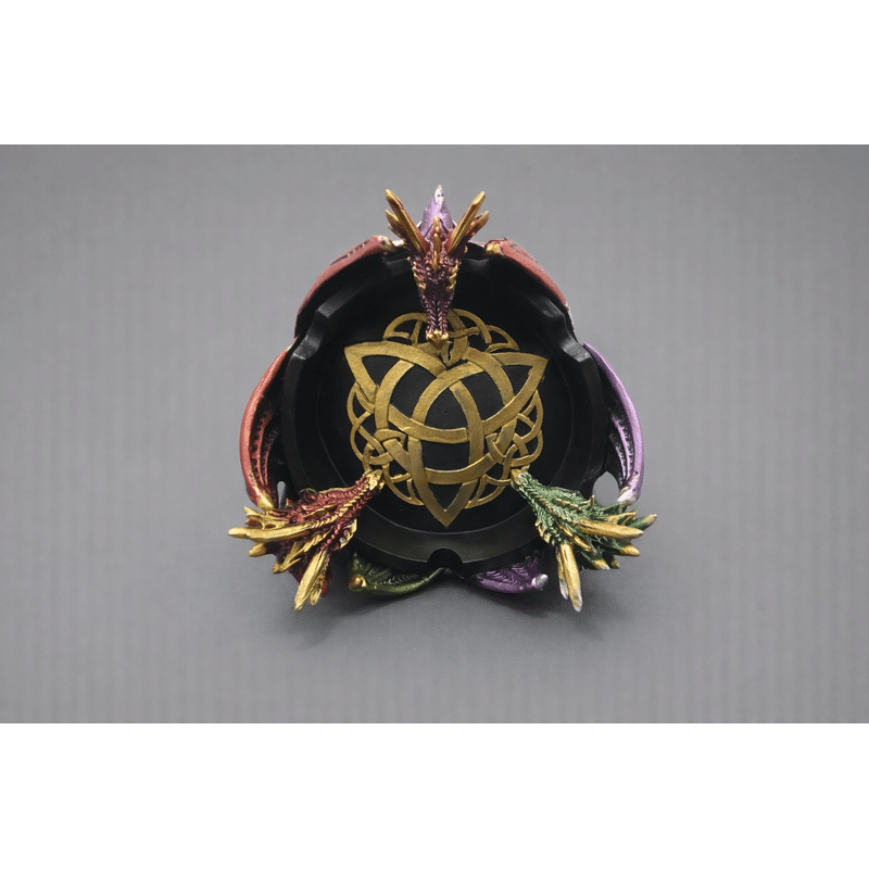 3 Dragon Incense Burner and Ashtray - Image 2