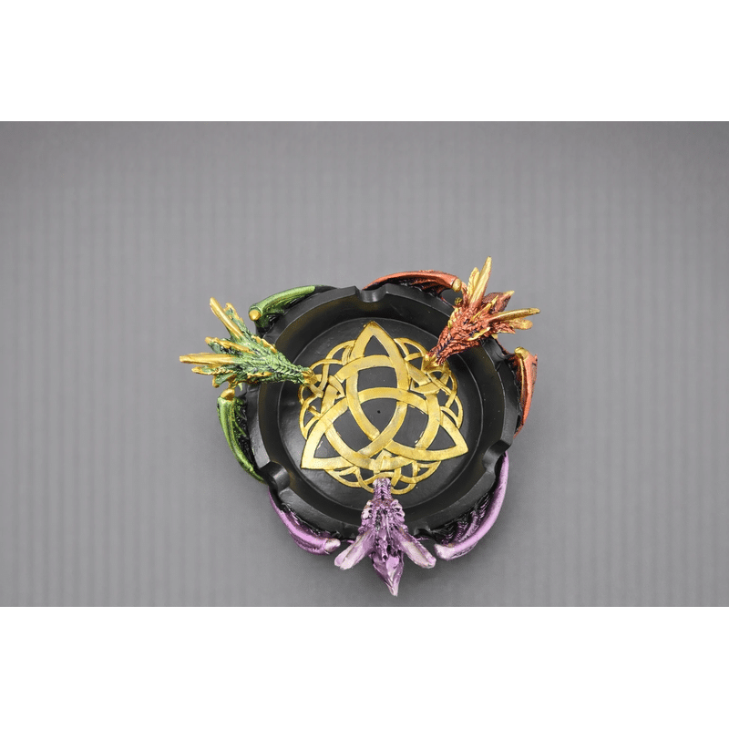 3 Dragon Incense Burner and Ashtray - Image 3