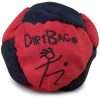 Red and black Dirtbag Classic Footbag