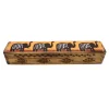 Incense Burner Box, Wooden - Elephants