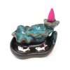 Lotus Waterfall Koi Incense Burner