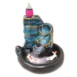 Alternative view of Waterfall Koi Incense Burner